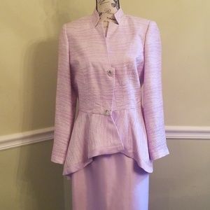 Lilac GMI Jewel button Skirt Suit